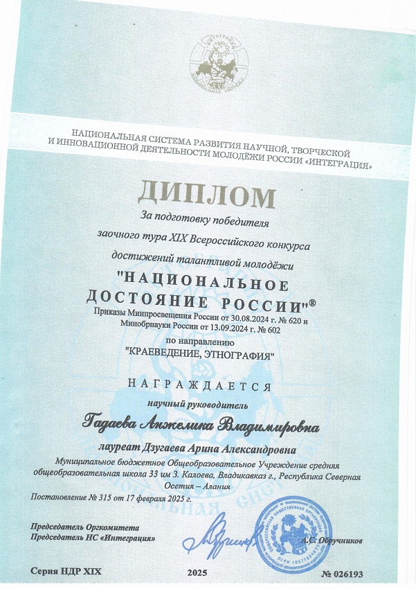 Достижения