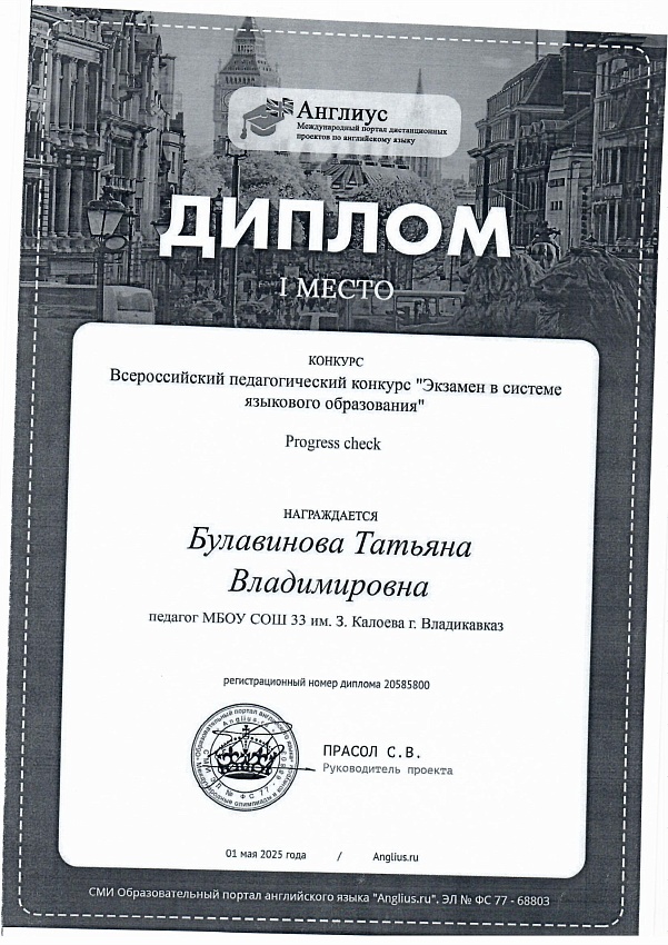 Достижения