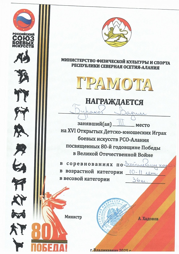 Достижения