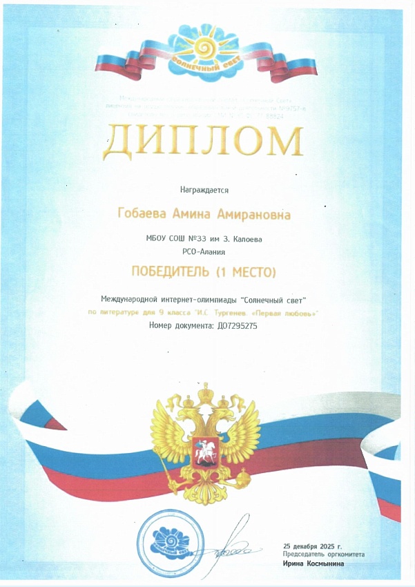 Достижения