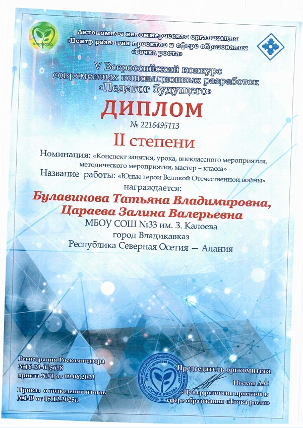 Достижения