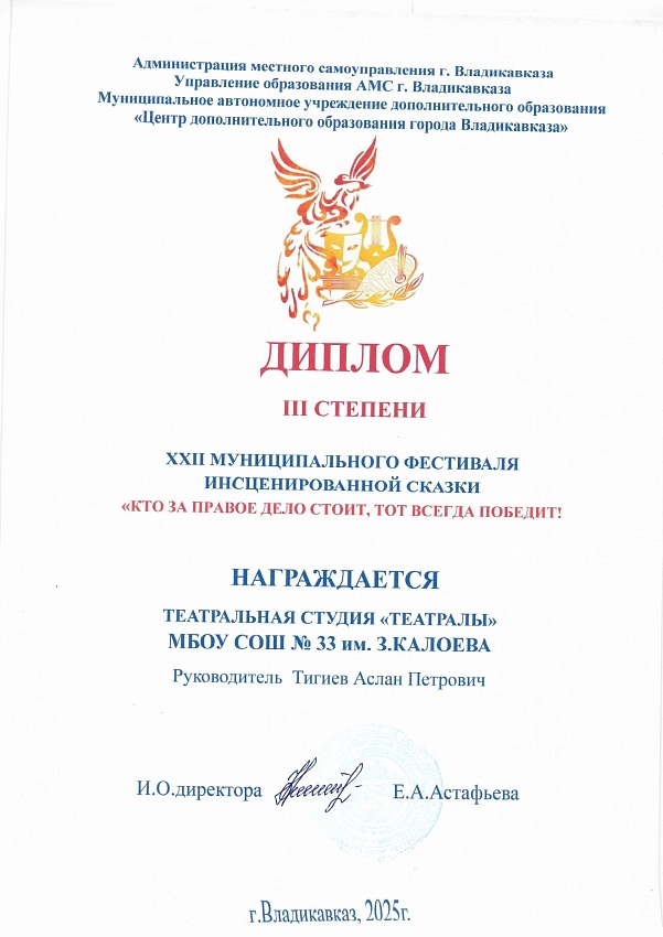 Достижения