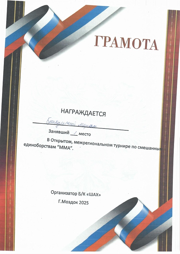 Достижения