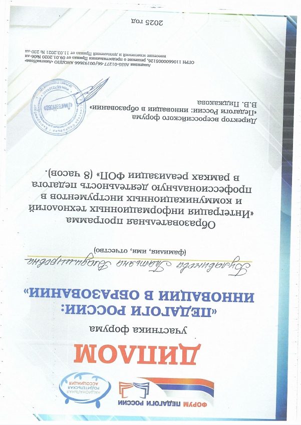 Достижения