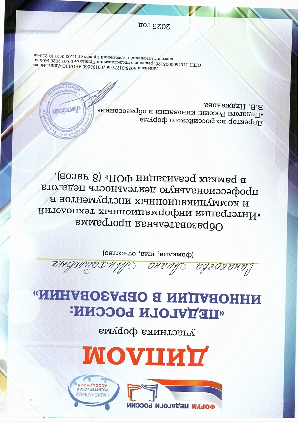 Достижения