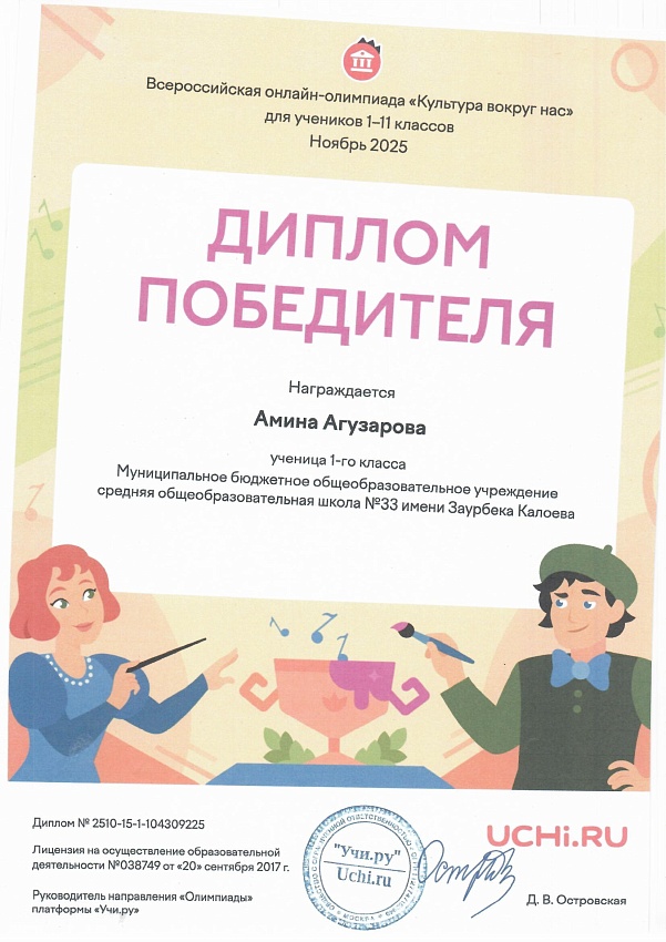 Достижения