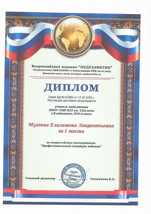 Достижения