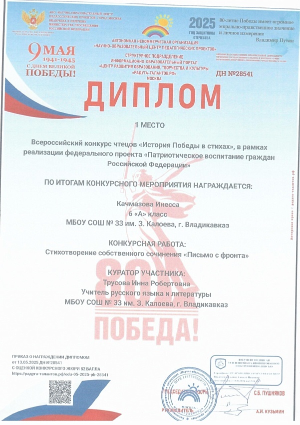 Достижения