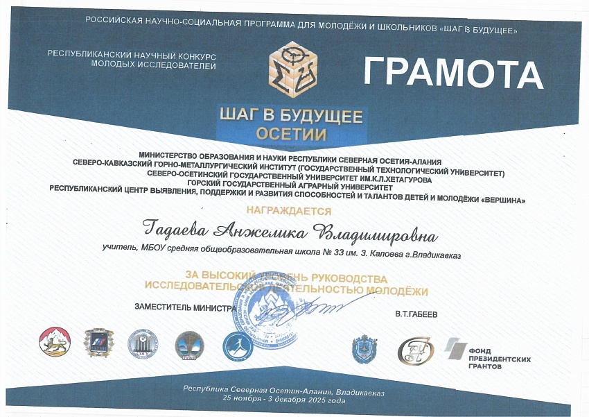 Достижения